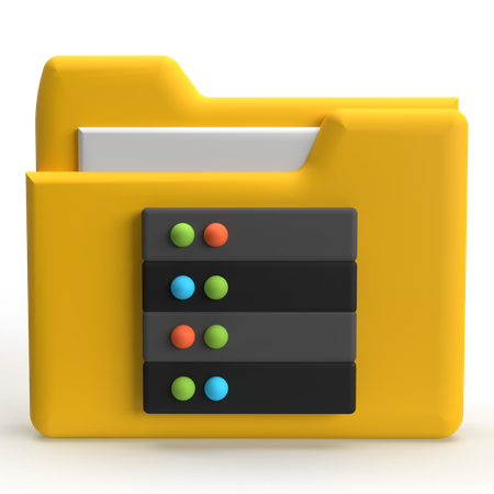 Serverordner  3D Icon