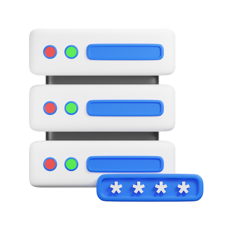 Server Pin  3D Icon