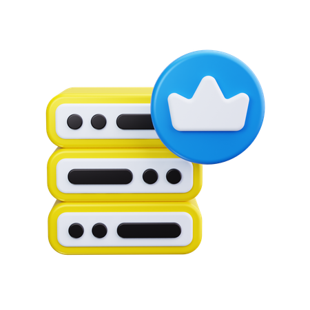 Server Premium  3D Icon