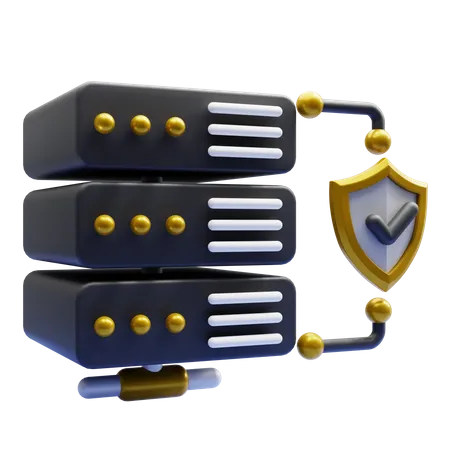 Server Protection  3D Icon