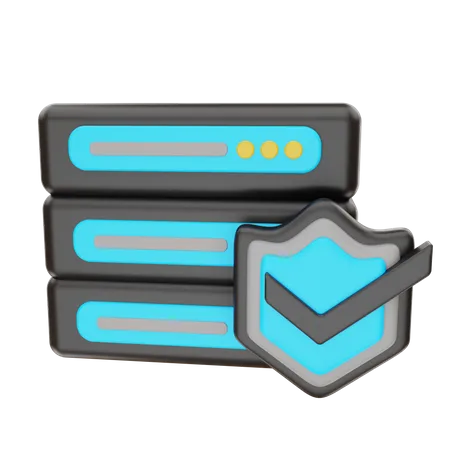 Server Protection  3D Icon