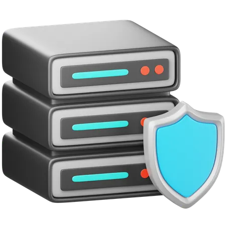 Server Protection  3D Icon