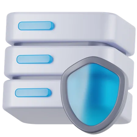 Server Protection  3D Icon