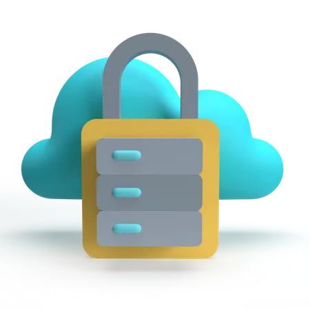 Server Protection  3D Icon