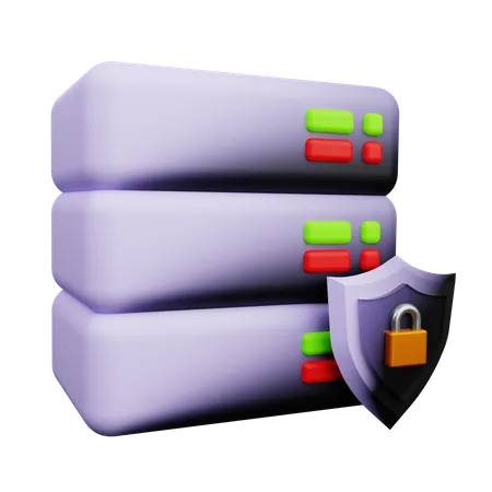 Server Protection  3D Icon