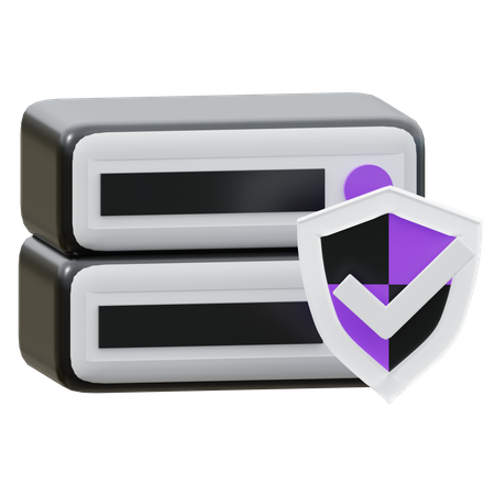 Server Protection  3D Icon