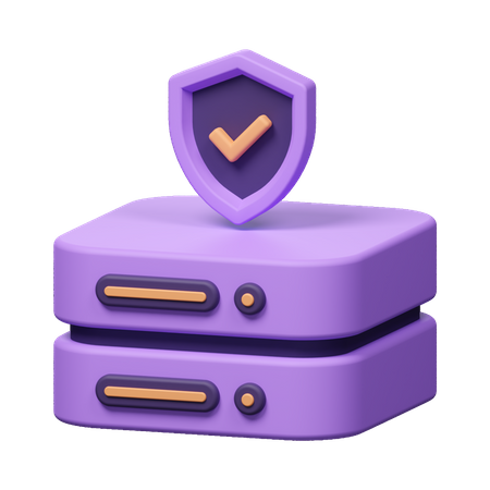 Server Protection  3D Icon