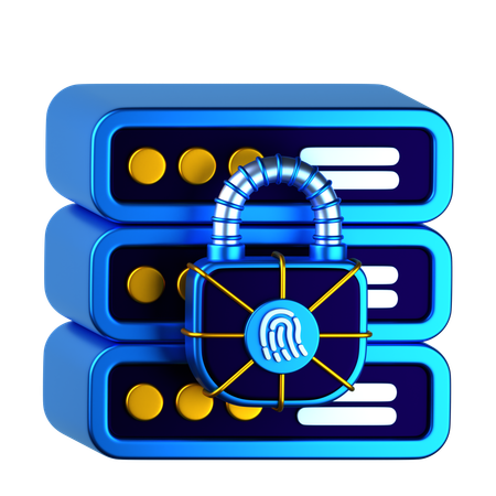 Server Protection  3D Icon