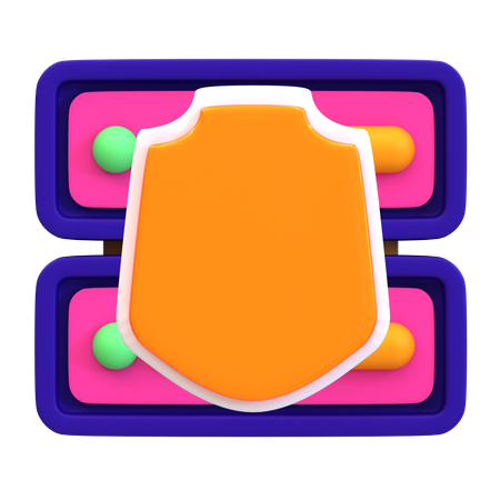 Server Protection  3D Icon