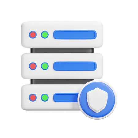 Server Protection  3D Icon