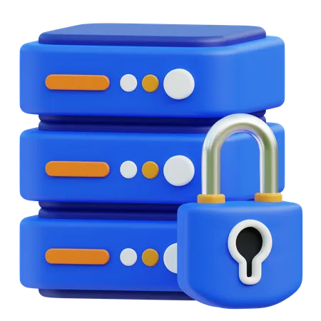 Server Protection  3D Icon