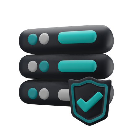 Server Protection  3D Icon
