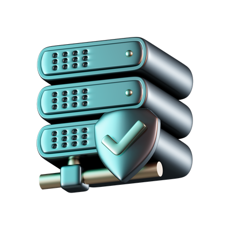 Server Protection  3D Icon