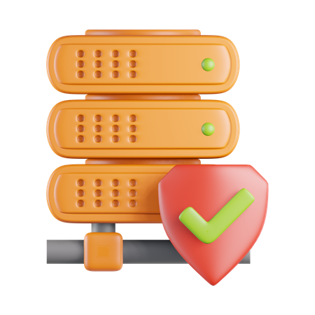 Server Protection 3D Icon