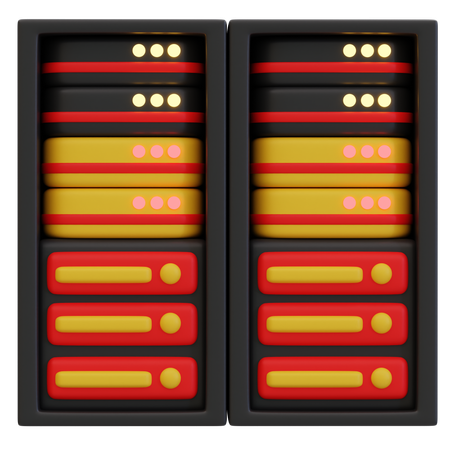 Server-Rack  3D Icon