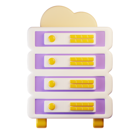 サーバーラック  3D Icon