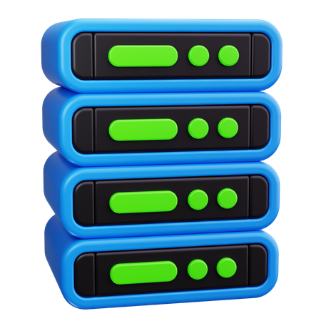 Server Rack  3D Icon