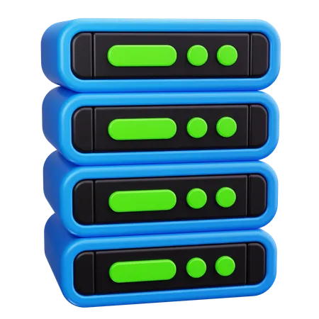 Server Rack  3D Icon