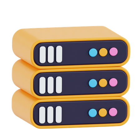 Server Rack  3D Icon
