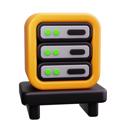 Server Rack  3D Icon