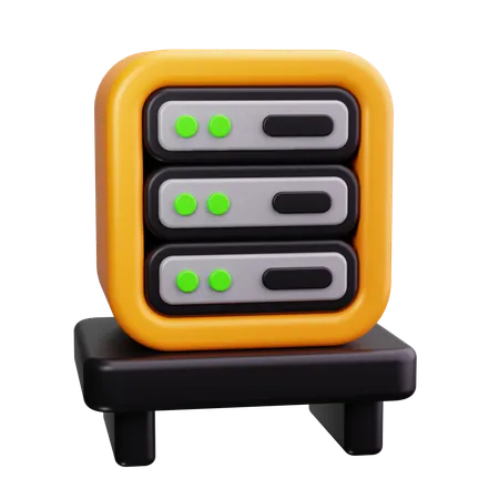 Server Rack  3D Icon