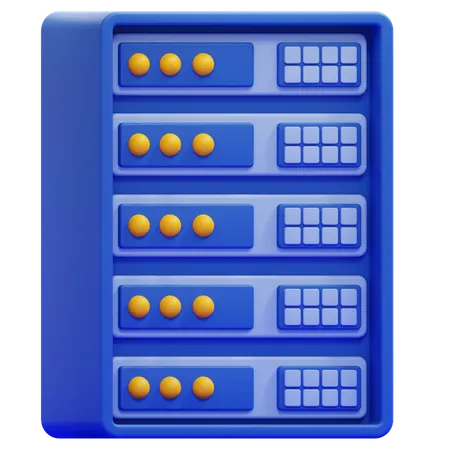 Server Rack  3D Icon
