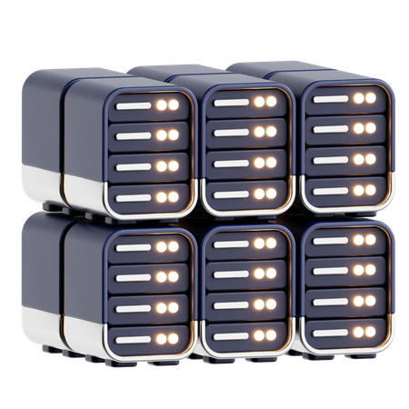 Server Rack  3D Icon