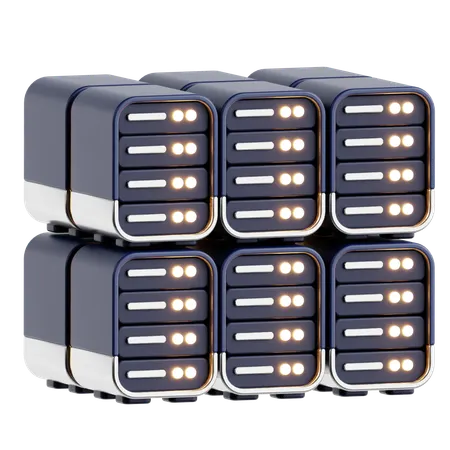 Server Rack  3D Icon