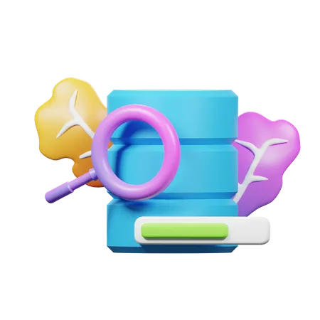 Server Research  3D Icon