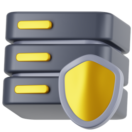 Server Safe  3D Icon