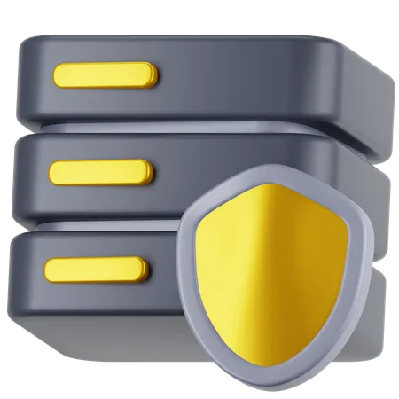 Server Safe  3D Icon