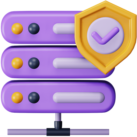 Server Safety  3D Icon