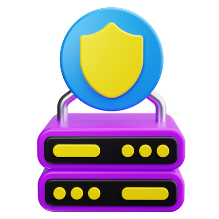 Server-Schild  3D Icon