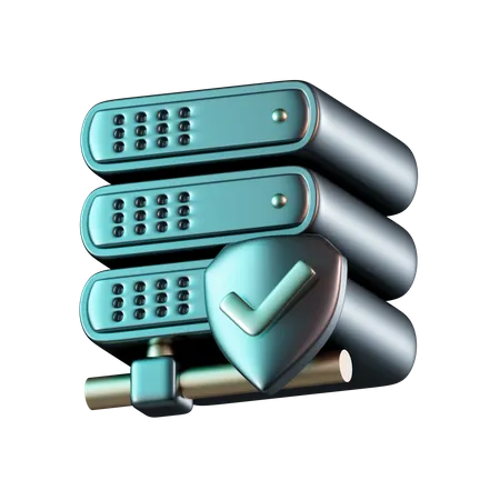 Serverschutz  3D Icon