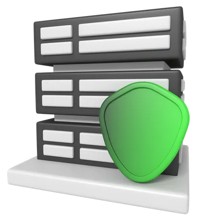 Server Security  3D Icon