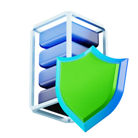 Server Security  3D Icon