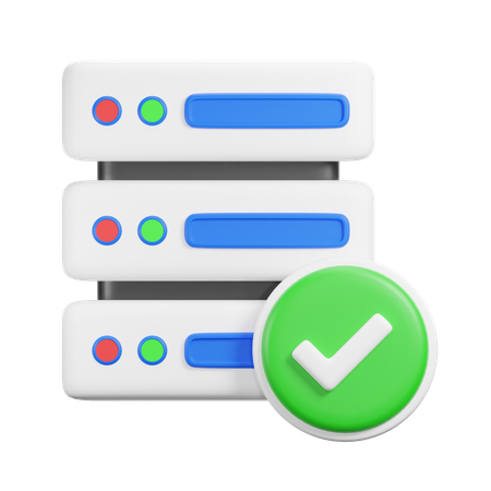 Server Security  3D Icon