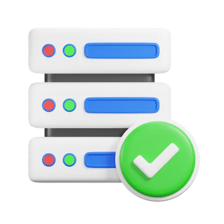 Server Security  3D Icon