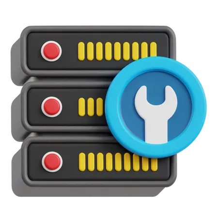 Server Service  3D Icon