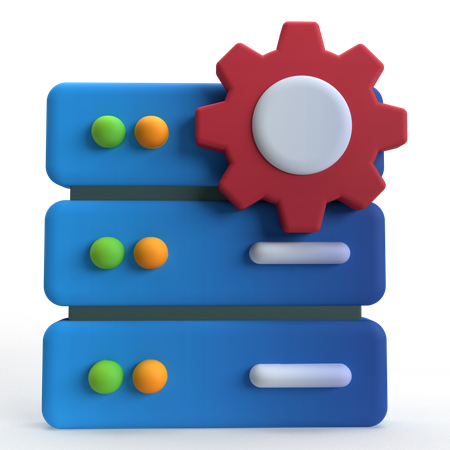 Server Setting  3D Icon