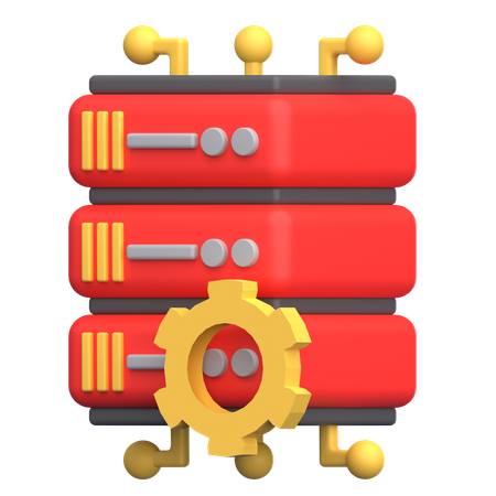 Server Setting  3D Icon