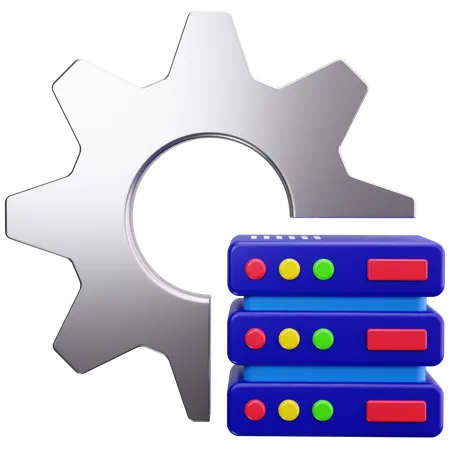 Server Setting  3D Icon