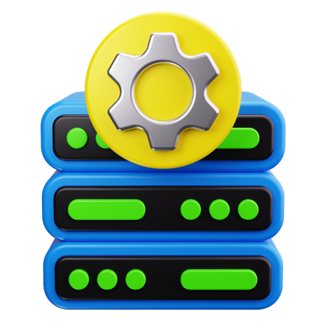 Server Setting  3D Icon