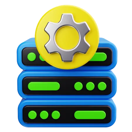 Server Setting  3D Icon