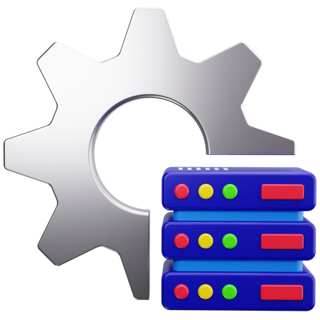 Server Setting  3D Icon