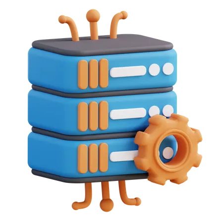 3 D Illustration Of Storage Settings Management 3D Icon