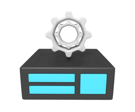 Server Setting  3D Icon
