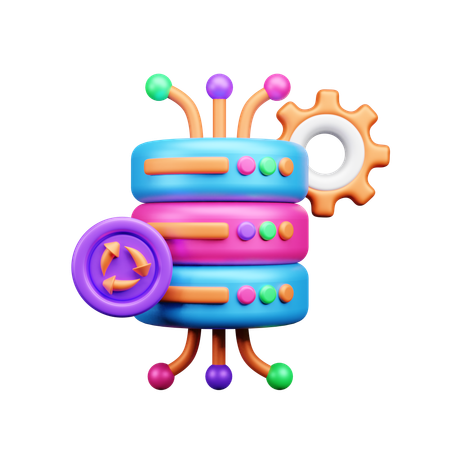Server settings  3D Icon