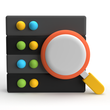 Serversuche  3D Icon