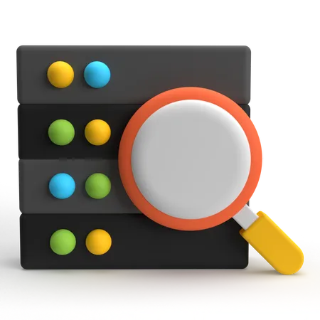 Serversuche  3D Icon